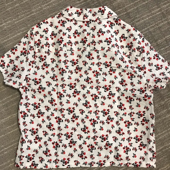 NWT Anthropologie LINEN Cropped Top XS - Picture 2 of 7